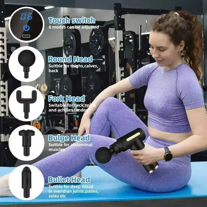 ProRelief USB Mini Fascia Gun  Deep Tissue Mini Massage Gun 3