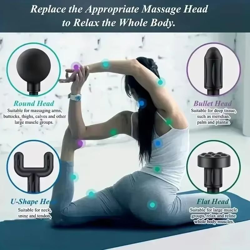 ProRelief USB Mini Fascia Gun  Deep Tissue Mini Massage Gun 5