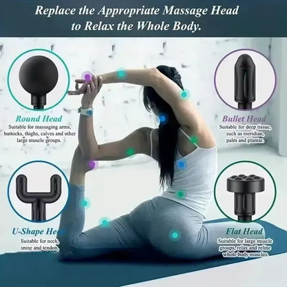 ProRelief USB Mini Fascia Gun  Deep Tissue Mini Massage Gun 5