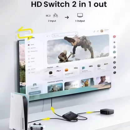 4K HDMI BiDirectional Switch 2 Port Splitter Adapter 2