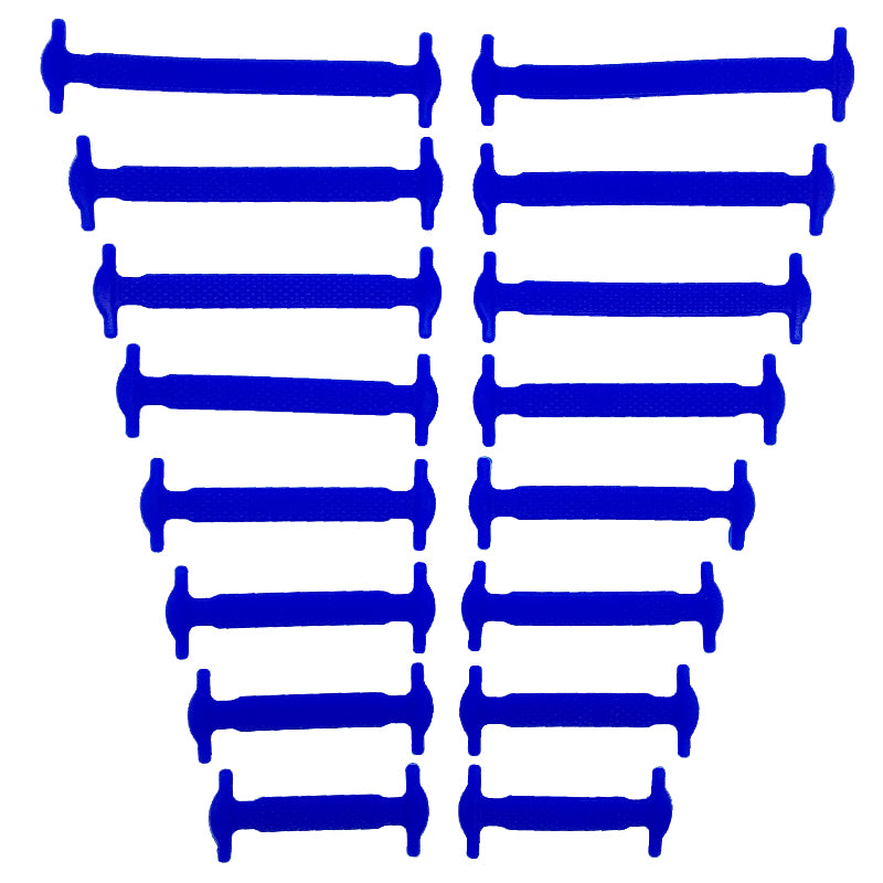 No Tie Shoelaces 16pcslot Silicone Elastic Laces Creative Rubber Lazy Shoelaces For Sneakers Sports 8