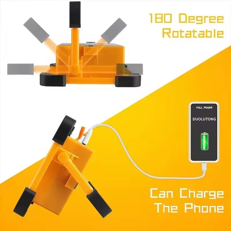 Rechargeable Solar LED Flood Light For Outdoor Use With Portable Spotlight Design 5