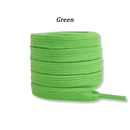 Flat Cotton Shoelaces For Sneakers Unisex NoElastic Canvas Shoe Laces For HighTop Shoes Durable Cas 8