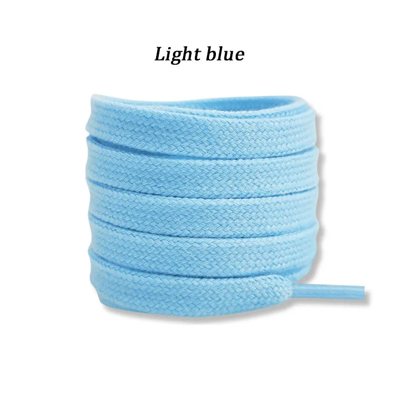 Flat Cotton Shoelaces For Sneakers Unisex NoElastic Canvas Shoe Laces For HighTop Shoes Durable Cas 9