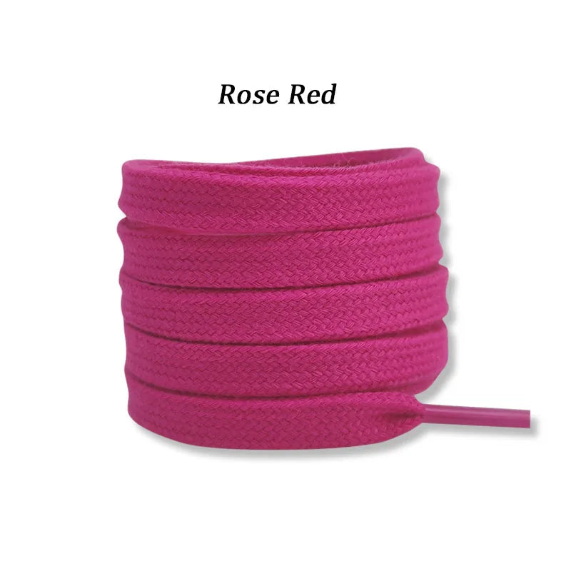 Flat Cotton Shoelaces For Sneakers Unisex NoElastic Canvas Shoe Laces For HighTop Shoes Durable Cas 10
