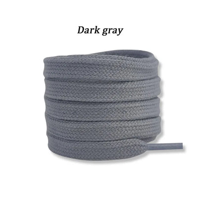 Flat Cotton Shoelaces For Sneakers Unisex NoElastic Canvas Shoe Laces For HighTop Shoes Durable Cas 16