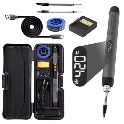 Rechargeable USB Soldering Iron With Adjustable Temperature And Type C Interface 11