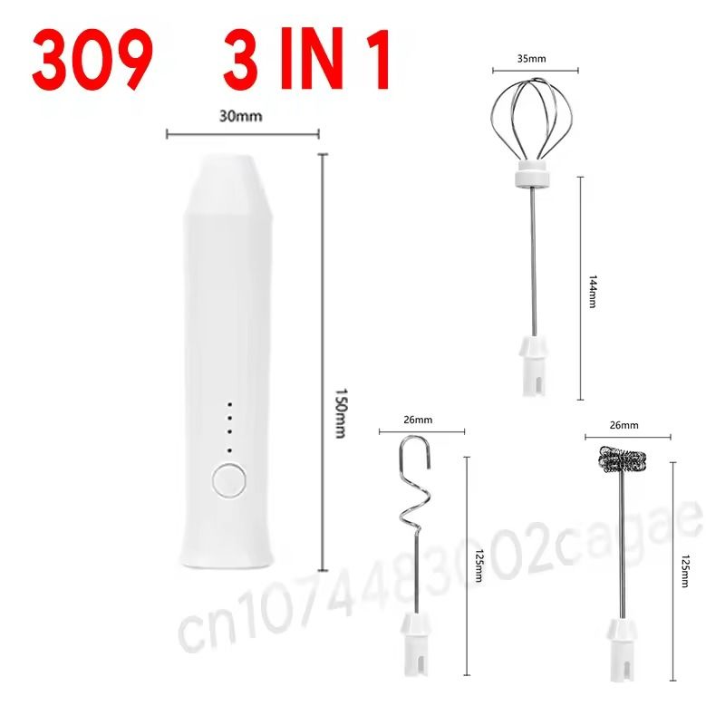 Mini USB Coffee Frother With 3 Speeds And Rechargeable Foam Mixer 11