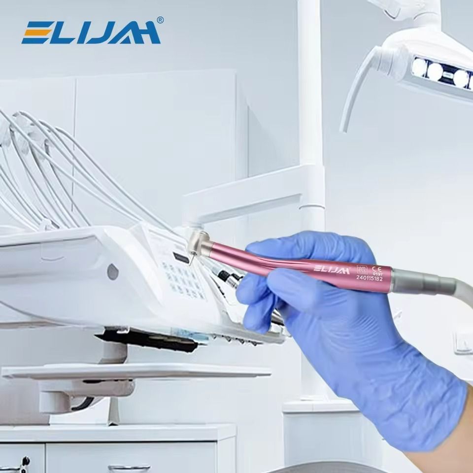 Colorful Dental High Speed Handpiece With Push Button And Air Turbine Spray 5