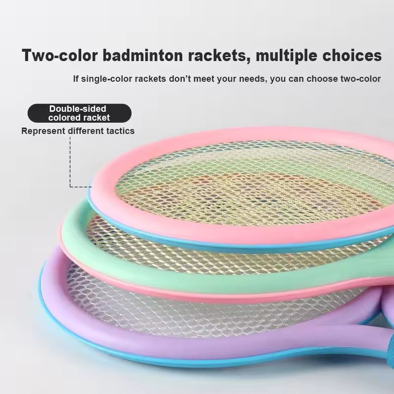 Childrens Badminton Racket Set For Outdoor Play And Kindergarten Sports 2