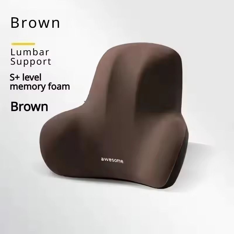 Memory Foam Lumbar Support Cushion For Office Chairs Car Seats And Postpartum Relief 9