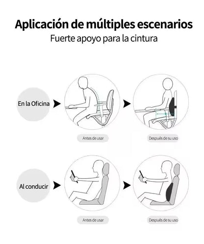 Memory Foam Lumbar Support Cushion For Office Chairs Car Seats And Postpartum Relief 5