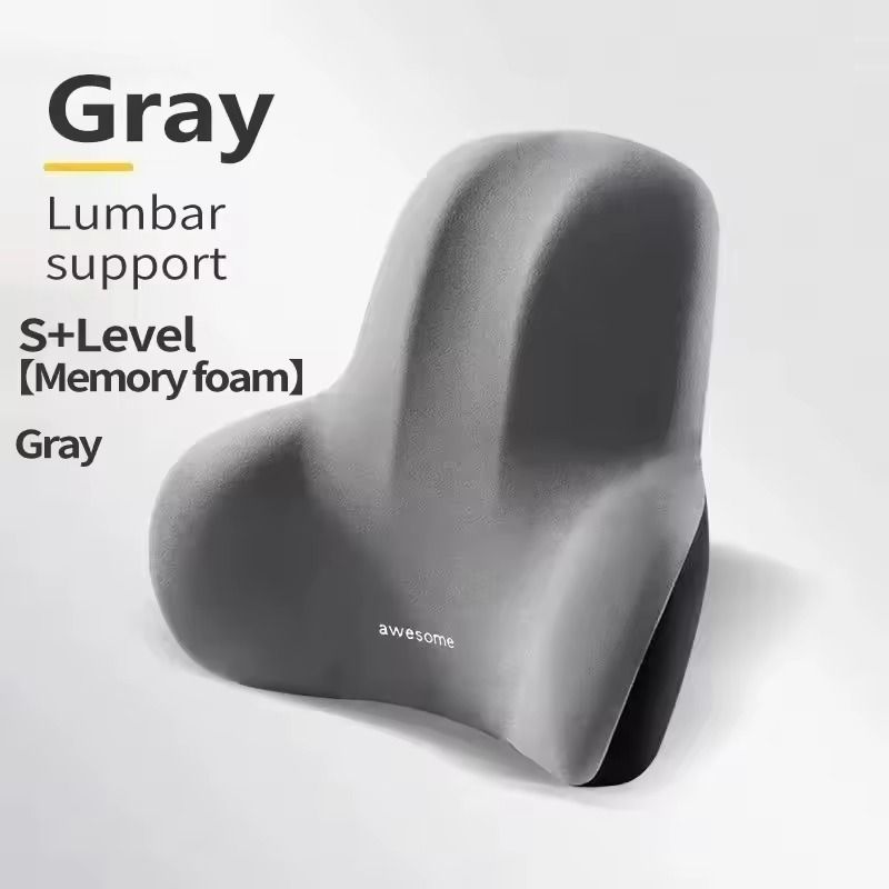 Memory Foam Lumbar Support Cushion For Office Chairs Car Seats And Postpartum Relief 7