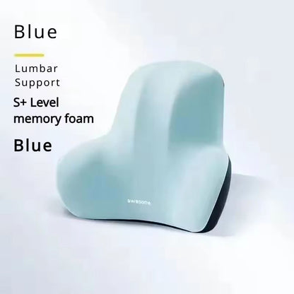 Memory Foam Lumbar Support Cushion For Office Chairs Car Seats And Postpartum Relief 8