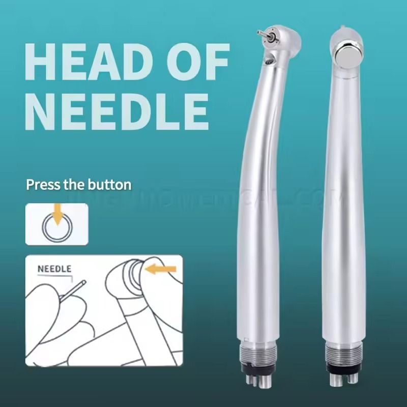 LED Dental High Speed Handpiece With Push Button And Triple Water Spray 1