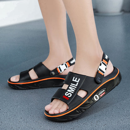 Men Massage Slippers, Soft Indoor Outdoor Clogs, Comfortable Beach Sandals & Casual Slides for Home, Shower, Trave Use