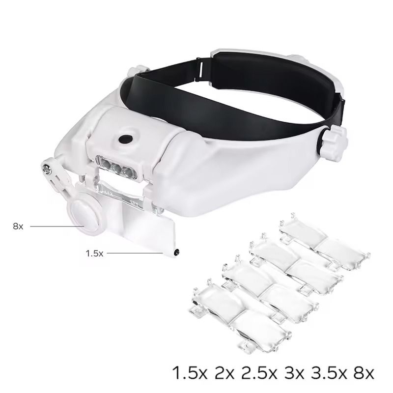 Rechargeable LED Magnifying Glasses For Watch Repair And Precision Work 2