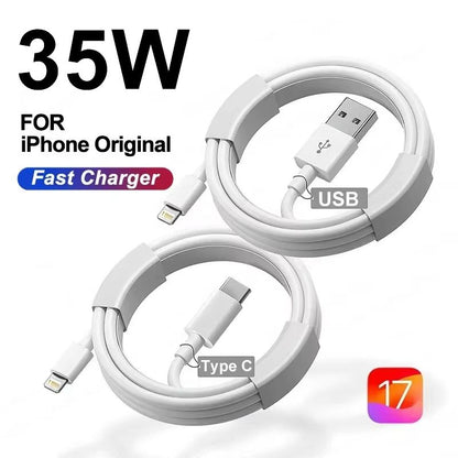 UltraCharge 35W PD Fast Charging USB C to Lightning Cable 1m 1.5m 2m 3m