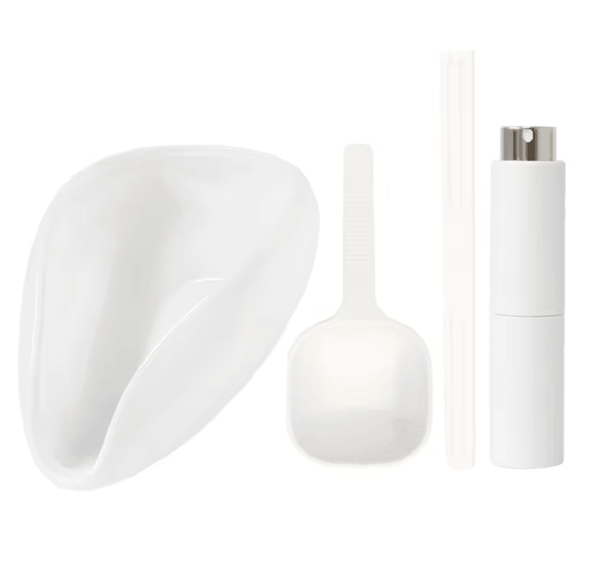 FLYMUYU Precision Coffee Dosing Cup And Ceramic Tray Set With Static Reduction Spray 6