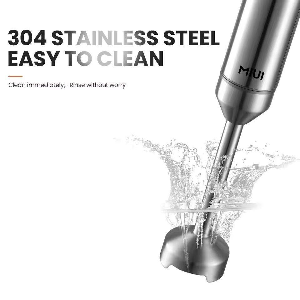 MIUI 4 In 1 Hand Immersion Blender With Food Processor And Whisk Attachments 2