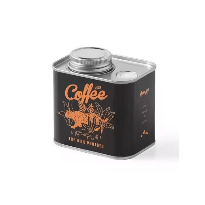 CampBrew Food Grade Coffee Bean Storage Canister  Airtight Tin For Outdoor Freshness 4