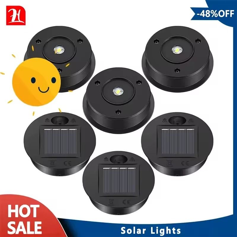 Solar Lantern Replacement Lids with LED Panel for Outdoor Hanging Lights