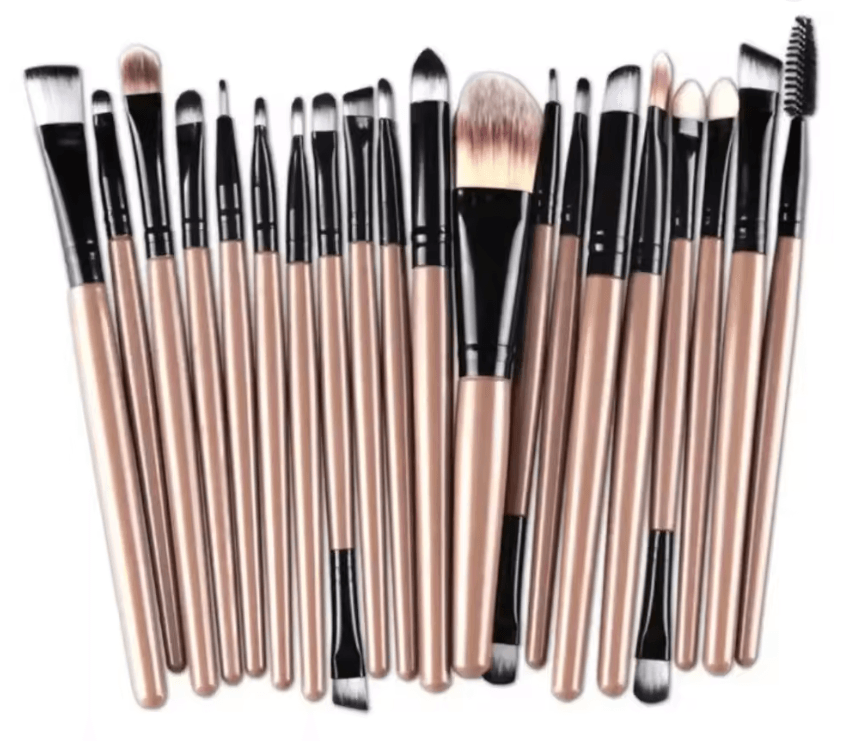 ProBlend 20Piece Eyeshadow Brush Set With DualEnded Eyeliner Tool 1