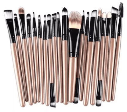 ProBlend 20Piece Eyeshadow Brush Set With DualEnded Eyeliner Tool 1