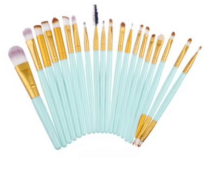 ProBlend 20Piece Eyeshadow Brush Set With DualEnded Eyeliner Tool 2
