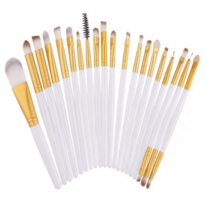 ProBlend 20Piece Eyeshadow Brush Set With DualEnded Eyeliner Tool 3
