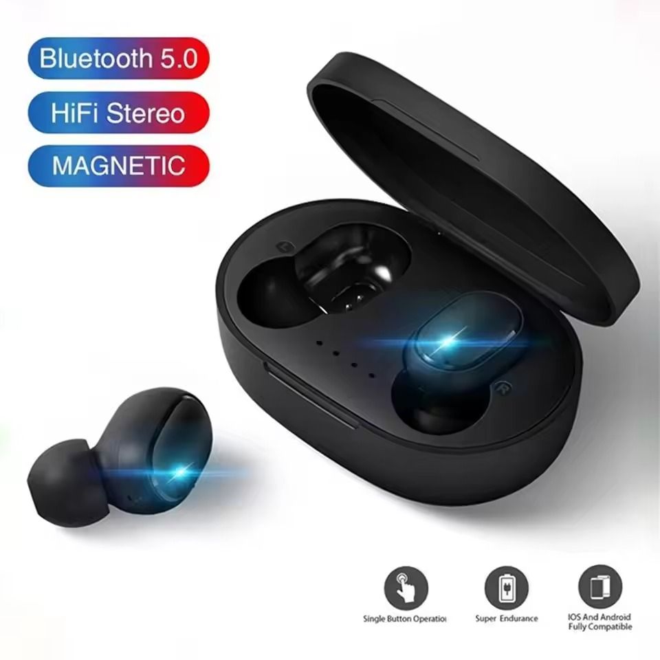 TWS A6S Wireless Bluetooth Earbuds with Mic and Noise Cancelling for Android Devices