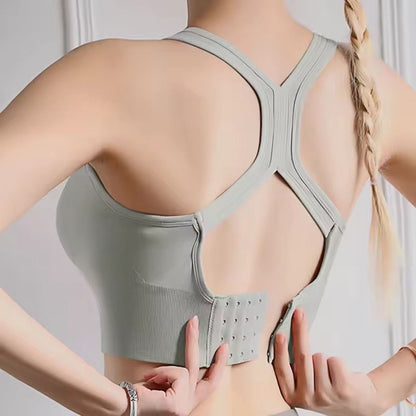 Breathable Hollow Push Up Sports Bra Crop Top For Women Gym Running And Fitness Wear 3