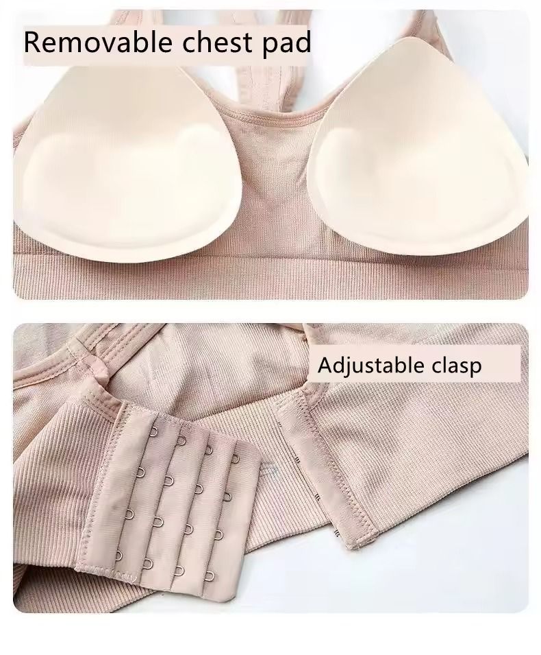Breathable Hollow Push Up Sports Bra Crop Top For Women Gym Running And Fitness Wear 4