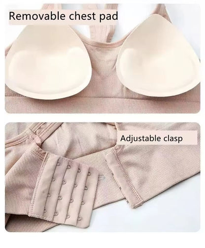 Breathable Hollow Push Up Sports Bra Crop Top For Women Gym Running And Fitness Wear 4