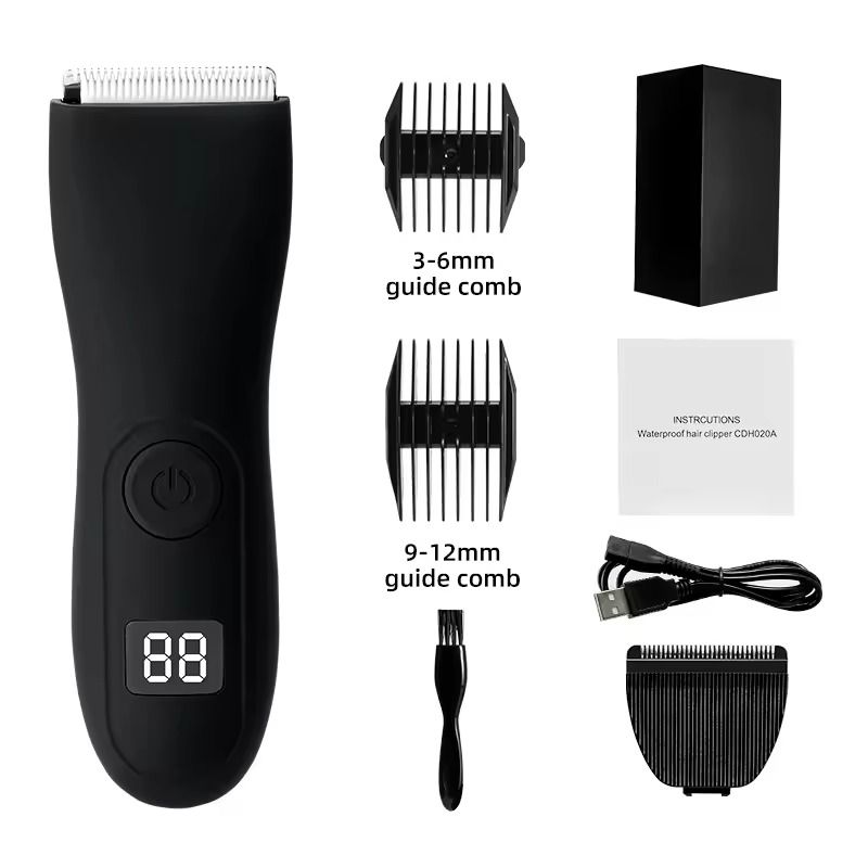Waterproof Body Hair Trimmer For Men And Women Groin Bikini Beard And Arm Shaver 9