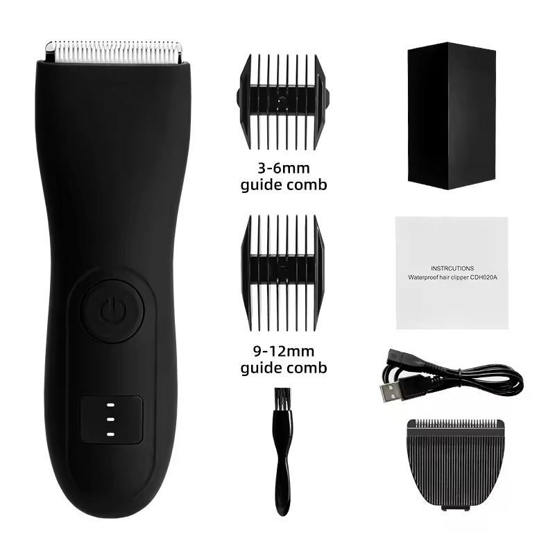 Waterproof Body Hair Trimmer For Men And Women Groin Bikini Beard And Arm Shaver 7