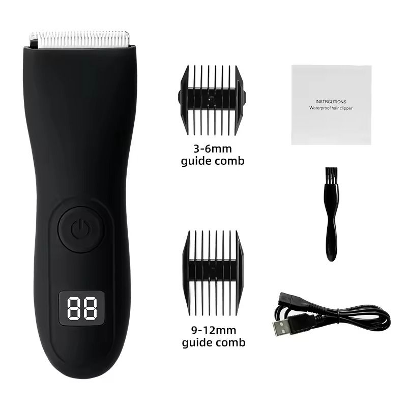 Waterproof Body Hair Trimmer For Men And Women Groin Bikini Beard And Arm Shaver 8