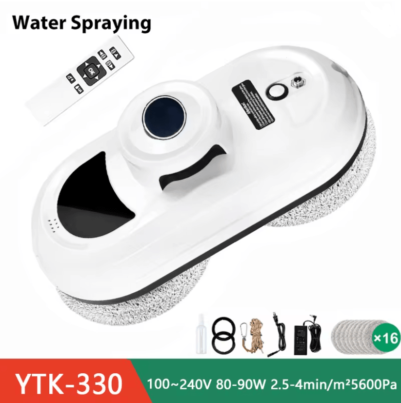 DiveDeer Smart Magnetic Window Cleaning Robot With Auto Spray 2