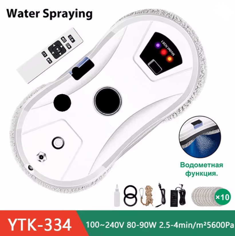 DiveDeer Smart Magnetic Window Cleaning Robot With Auto Spray 5