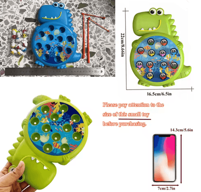 EducateCatch Dinosaur Magnetic Fishing Toy Montessori Magnetic Fishing Game 1