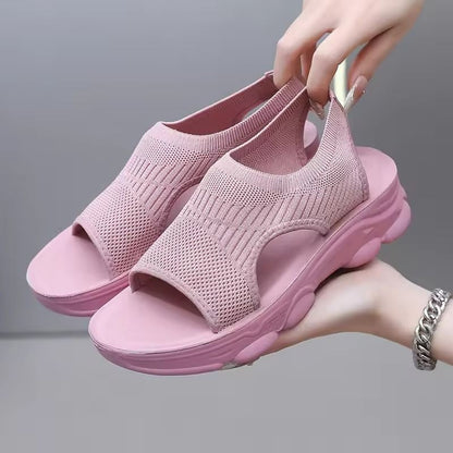 Summer Outdoor Casual Sandals For Women With Breathable Uppers And Skid Proof Soles 4