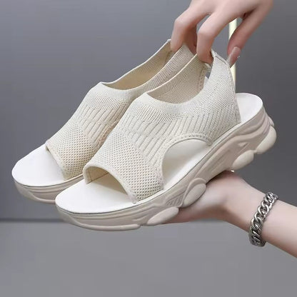 Summer Outdoor Casual Sandals For Women With Breathable Uppers And Skid Proof Soles 8
