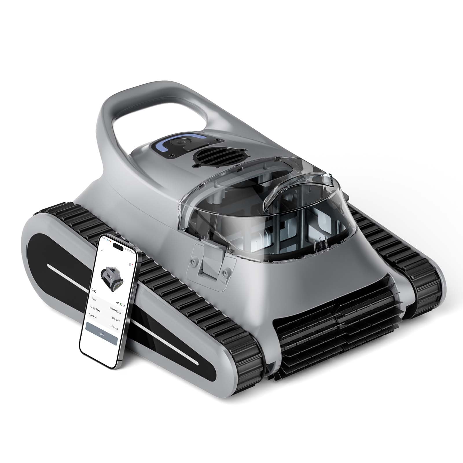 Cordless Robotic Cleaner For Inground Pools Battery Waterline Cleaning Vacuum With AutoDock  Dual 7