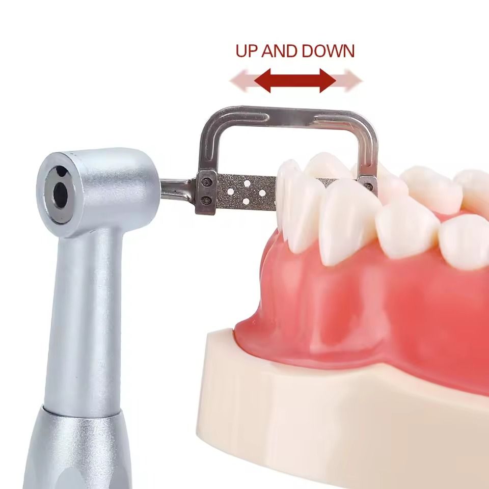 4 To 1 Interproximal Stripping Contra Angle Handpiece With 40HD Strip For Orthodontic Use 3