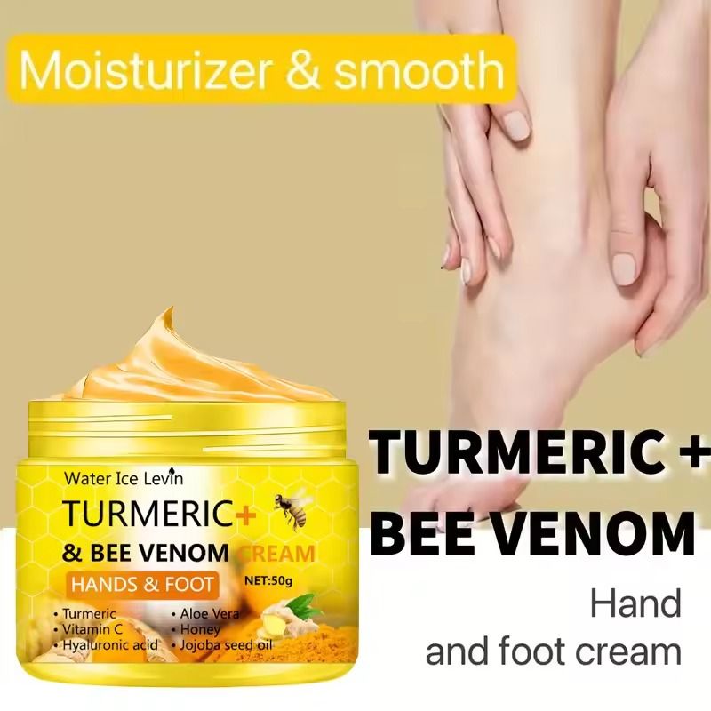 Turmeric Bee Venom Foot And Hand Repair Cream For Dry Cracked Skin 4