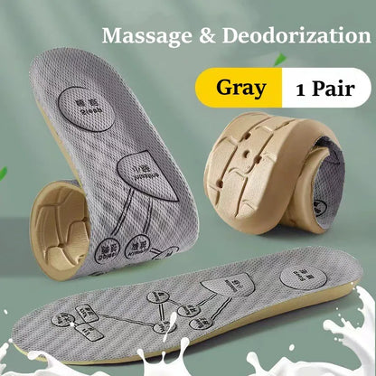 Acupoint Massage Insoles for Shoes, Plantar Fasciitis Arch Support Pads for Men & Women, Deodorant Healthy Template shoe