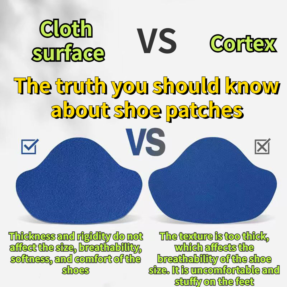 Suede Heel Protector Repair Stickers for Sports Shoes, Self-Adhesive Anti-Wear Pads & Insoles Insert for Hole Repair
