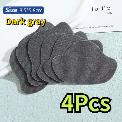 Suede Heel Protector Repair Stickers for Sports Shoes, Self-Adhesive Anti-Wear Pads & Insoles Insert for Hole Repair