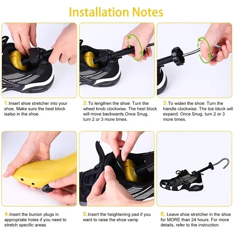 Shoe Stretcher Adjustable Shoe Trees For Men  Women Stretch Length  Width Fit Relief Tool For Tight 3