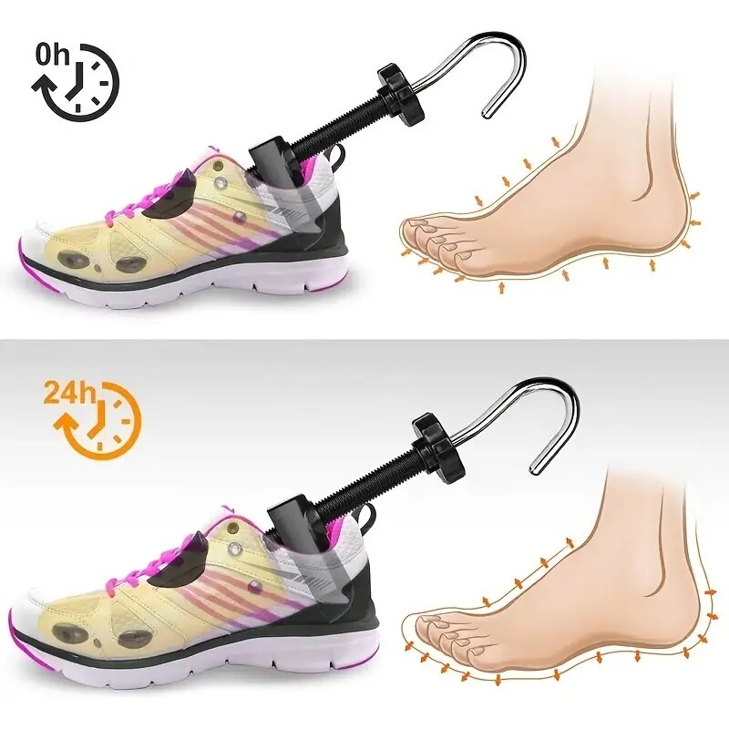 Shoe Stretcher Adjustable Shoe Trees For Men  Women Stretch Length  Width Fit Relief Tool For Tight 4